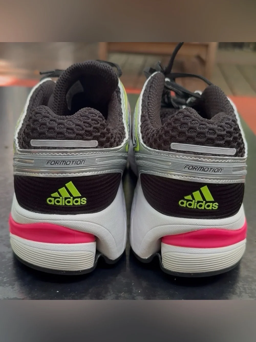 Men's Adidas Adistar Control 5 - Silver/Black/Pink